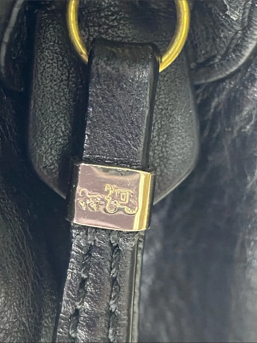Coach Madison Gathered Twist Leather Satchel